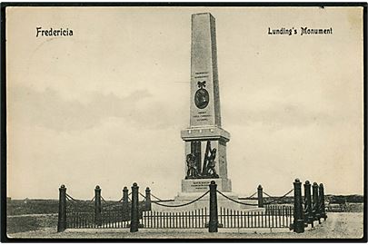 Fredericia, Lunding's Monument. U/no.