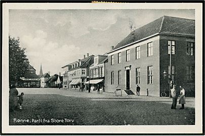 Rønne. Store Torv. Stenders Bornholm no. 71.