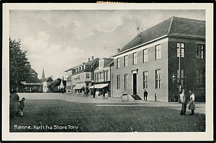 Rønne. Store Torv. Stenders Bornholm no. 71.