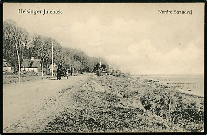 Julebæk ved Helsingør. Nordre Strandvej. V.M. no. 28.