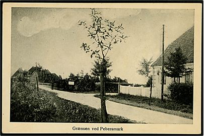 Pebersmark, grænsen med toldsted. C. C. Biehl no. 1035. 