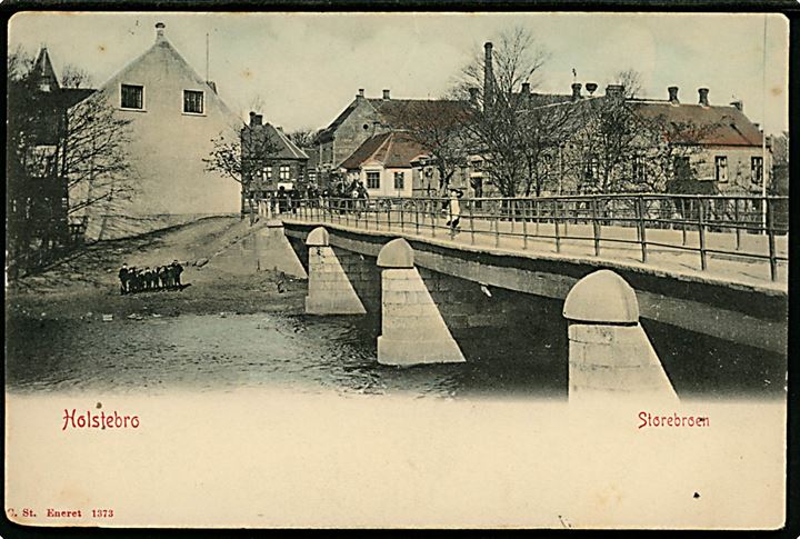 Holstebro, Storebroen. Stenders no. 1373.