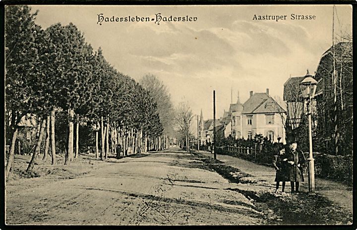 Haderslev, Aastruper Strasse. Ideal no. 54552.