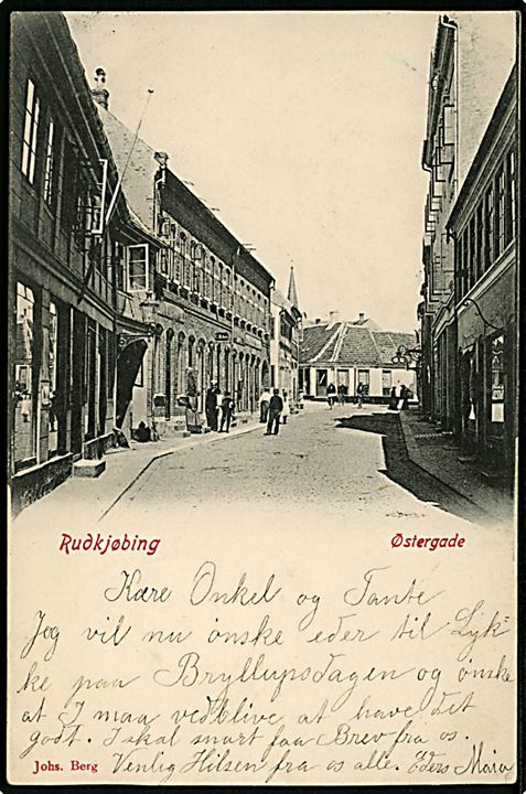 Rudkøbing, Østergade. J. Berg u/no.