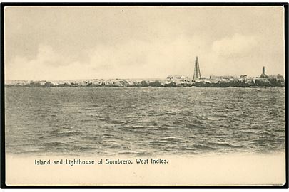 Anguilla, Lighthouse of Sombrero. Lightbourns West Indian Series u/no. 