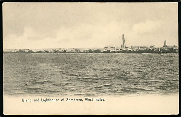 Anguilla, Lighthouse of Sombrero. Lightbourns West Indian Series u/no. 