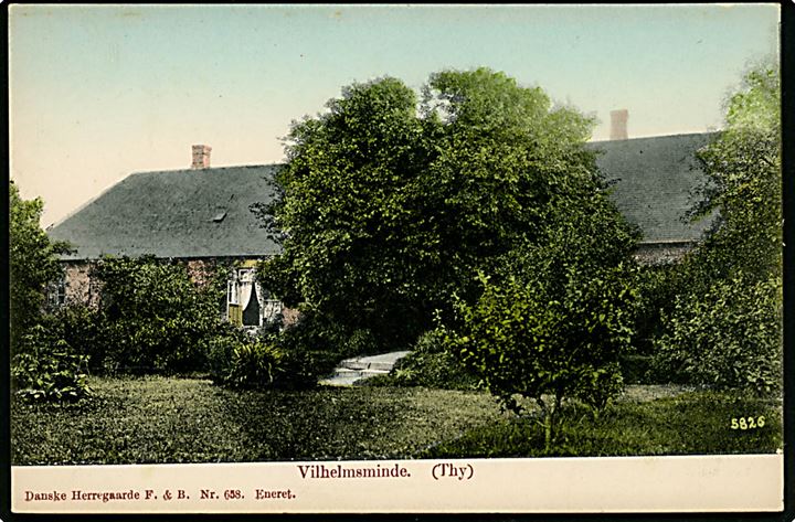 Wilhelmsminde, Thy. Danske Herregaarde, F. & B. No. 658.