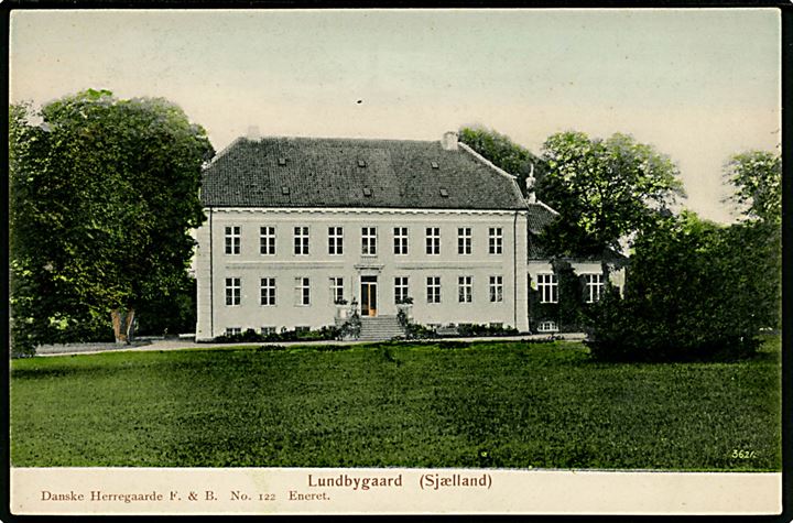 Lundbygaard, Sjælland. Danske Herregaarde, F. & B. No. 122.