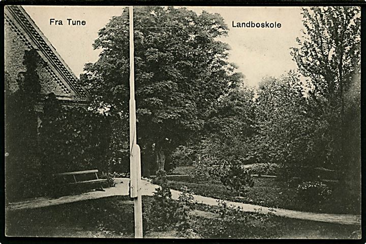 Tune. Landboskolen. Nordisk Kunstanstalt u/no. 