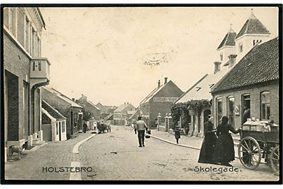 Holstebro. Skolegade. Stenders no. 8219.