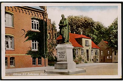 Odense, H. C. Andersen statue. R. Olsen no. 801.