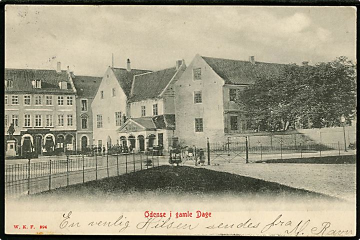 Odense. I gamle dage. Warburg no. 394.