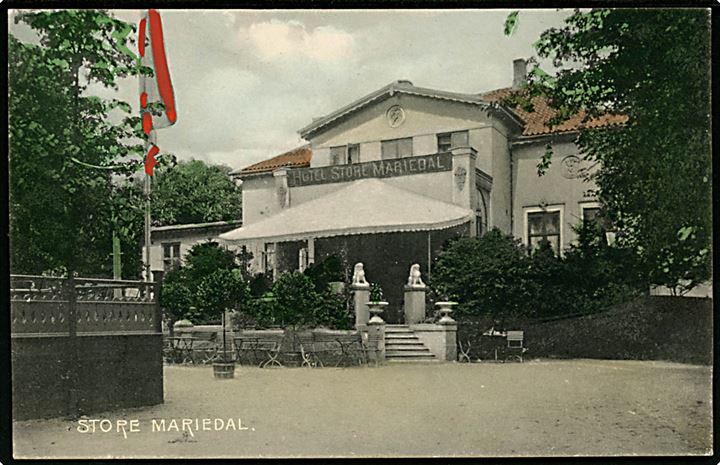 Hellerup, Hotel Store Mariedal. Stenders no. 3177.