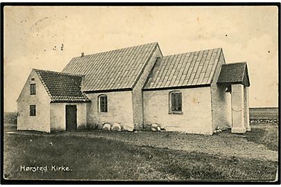 Hørsted kirke ved Hørdum. Stenders no. 8113.