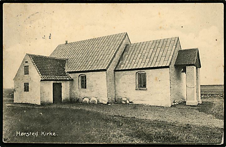 Hørsted kirke ved Hørdum. Stenders no. 8113.