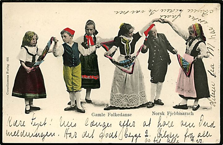 Gamle Folkedanse: Norsk Fjeldmarsch. Corneliussen no. 631.