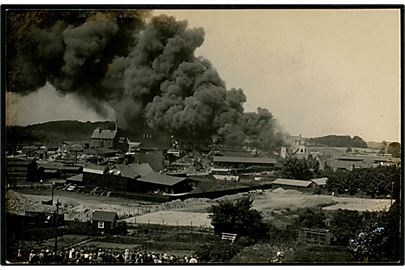 Odense, havnebranden d. 27.7.1925. E. Ravn u/no.