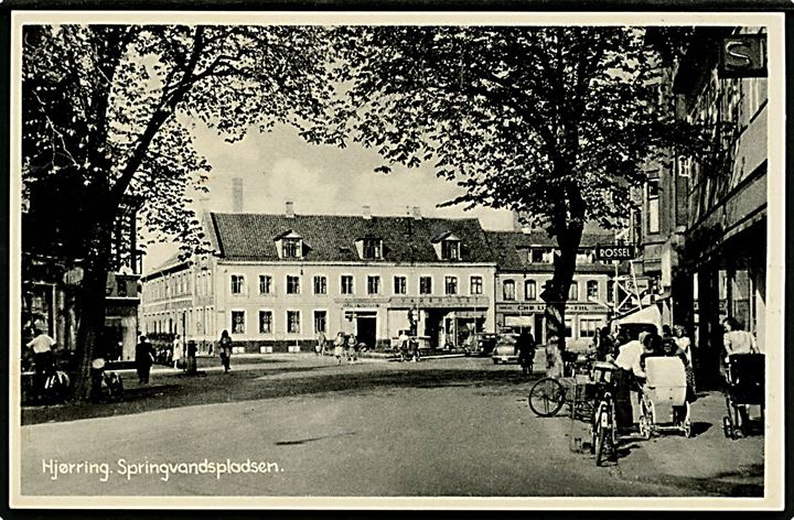 Hjørring. Springvandspladsen. Stenders Hjørring no. 197 