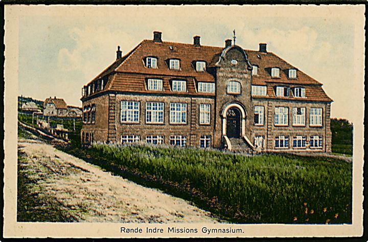 Rønde. Indre Missions Gymnasium. U/no.