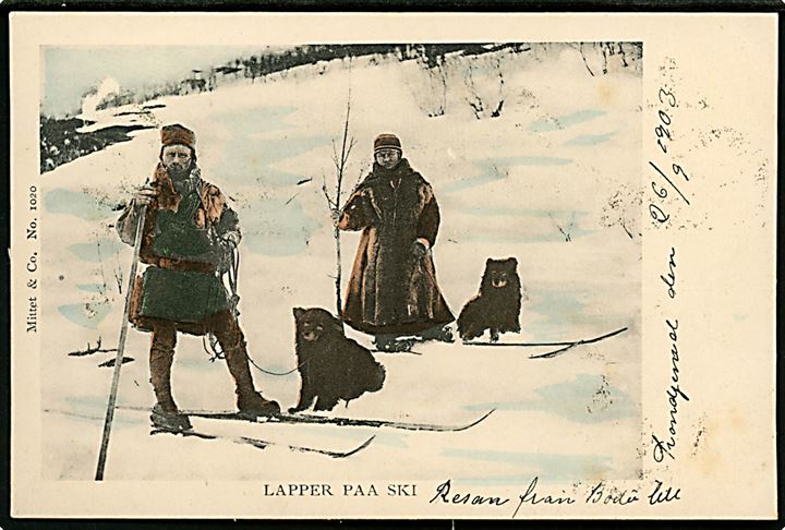 Lapper paa Ski. Mitte & Co. no. 1020.