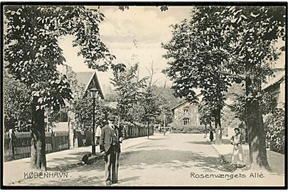 Købh. Rosenvængets Allé. Stenders no. 6109.