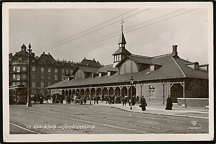 Købh., Østbanegaarden. Fotografisk Forlag no. 39.