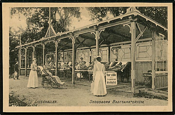 Skodsborg Badesanatorium, Liggehallen. V. Türck no. 59. Kvalitet 8