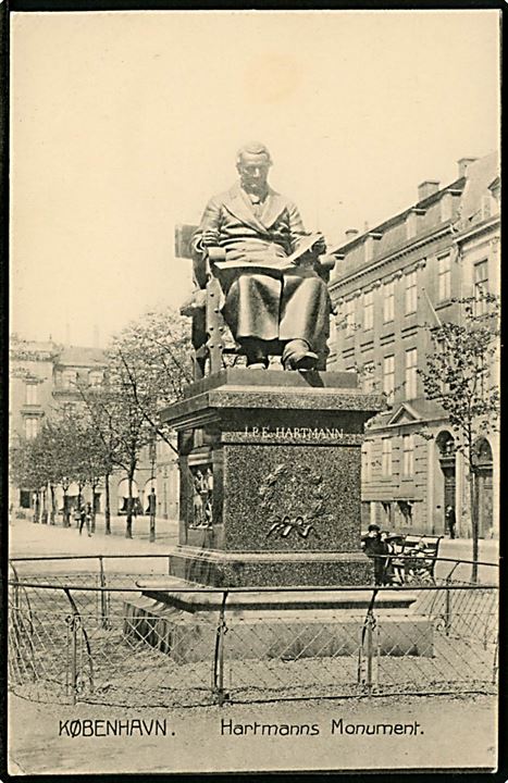 Købh., Hartmanns Monument. Stenders no. 4848.