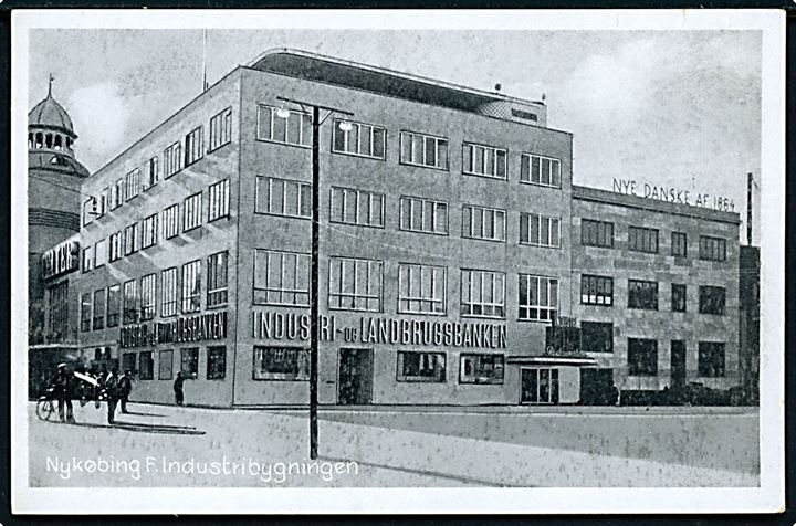 Nykøbing F., Industri og Landbrugsbanken. Stenders Nykøbing F. no. 205.