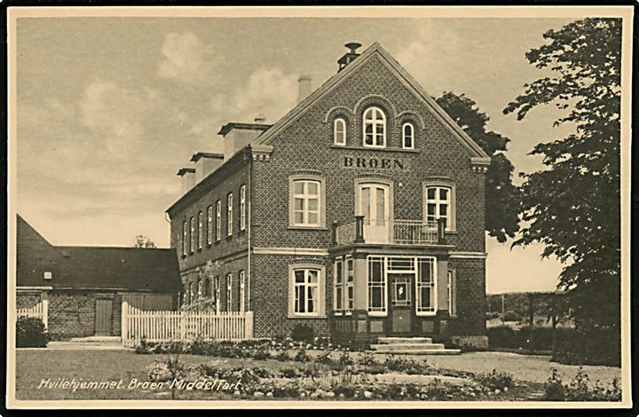 Middelfart. Hvilehjemmet Broen. Stenders no. 81508.