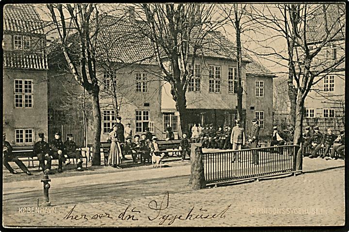 Købh., Garnisionssygehuset. H. P. Petersen u/no.