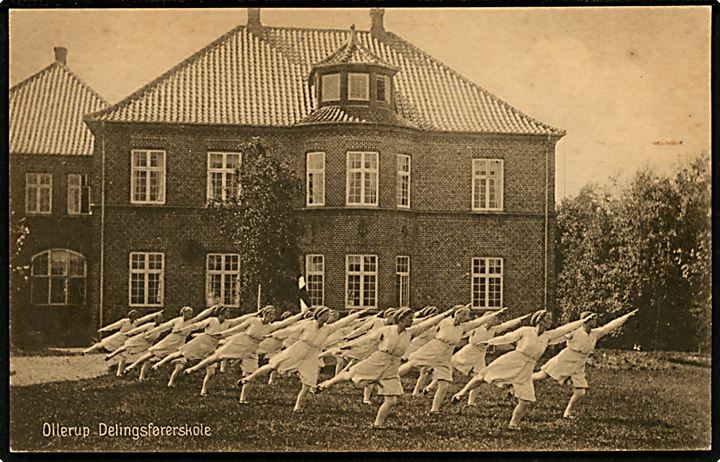 Ollerup. Delingsføre skolen. Stenders no. 45486.