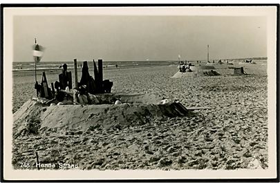 Henne strand. Fotokort no. 748.