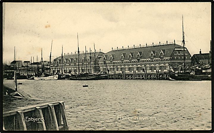 Esbjerg. Fiskerihavnen. No. 4489.