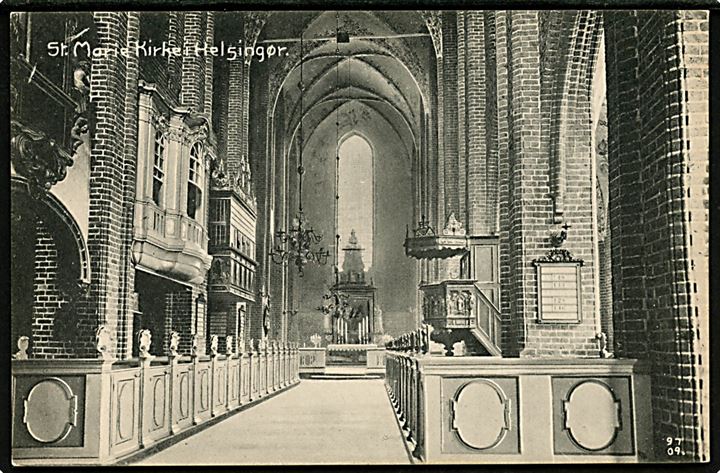 Helsingør. St. Marie kirken. I.M. Helsingør no. 700.