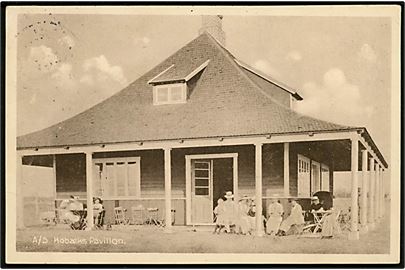 Kobæk strand med A/S Kobæks Pavillon. Holger Meylings no. 36102.