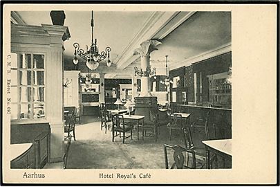 Aarhus. Hotel Royal's Cafe. C.M.B. no. 697.