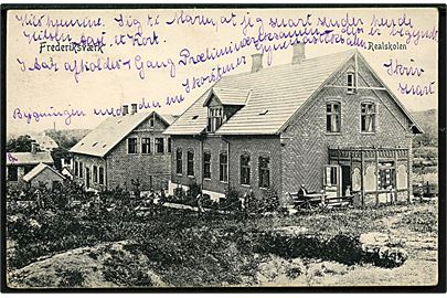 Frederiksværk Real skole. Peter Alstrup no. 526.