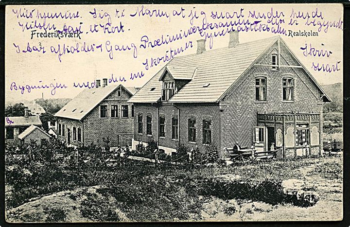 Frederiksværk Real skole. Peter Alstrup no. 526.