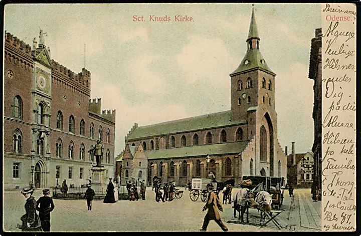 Odense, Sct. Knuds kirke. Ed. F. Philipsen & Co. no. 4403.