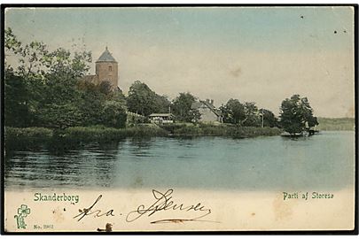 Skanderborg, parti fra Storesø. P. Alstrup no. 2962.