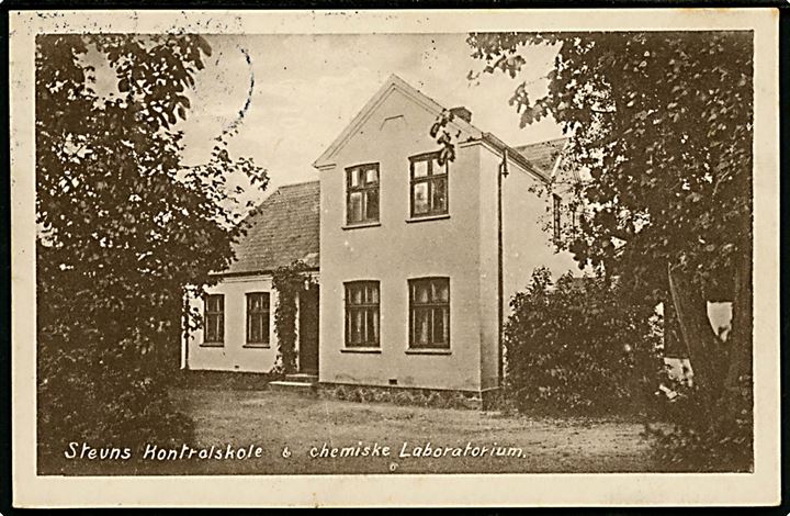 Stevns. Kontralskole og Chemiske Laboratorium. Johansen u/no. 