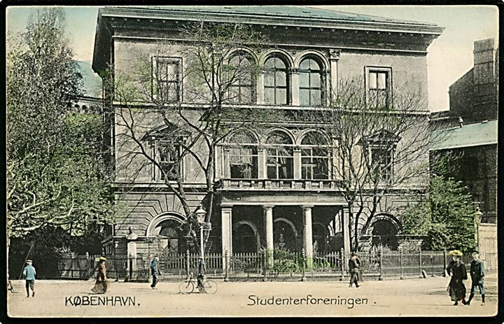 Købh. Studenterforeningen, Holmens Kanal no. 9. Stenders no. 6101.