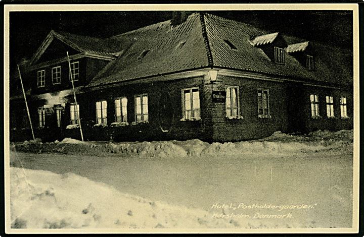 Hørsholm. Hotel Postholdergaarden. Stenders no. 89205.