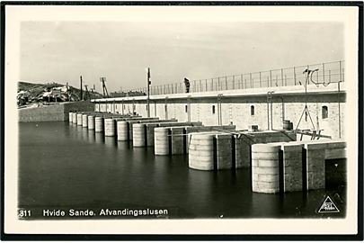 Hvide Sande, Afvandingsslusen. Pors no. 311.