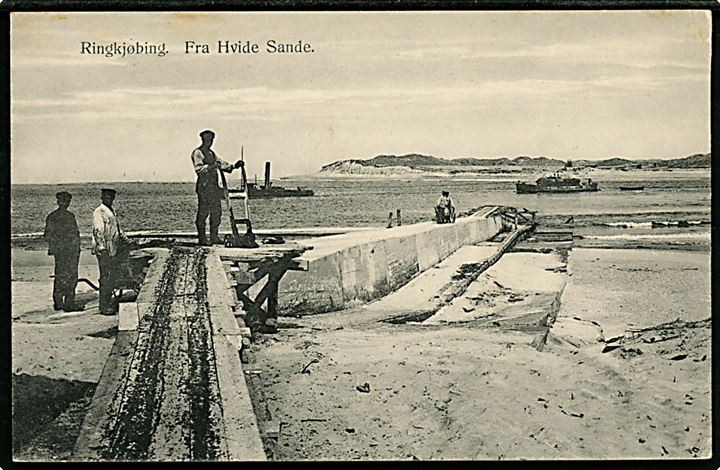 Ringkøbing. Fra Hvide Sande. Johs. Brorsons Forlag no. 2022.