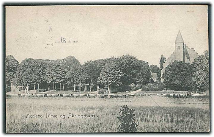 Maribo Kirke og Aktiehaven. J. R. Dein, no. 6212.