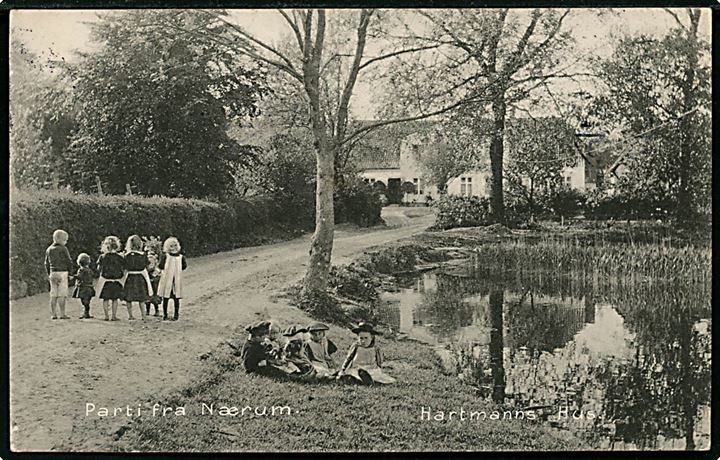 Nærum, Hartmanns hus. Stenders no. 10764.