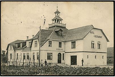 Hvidbjerg, Kastbergs hotel. C. Buchholtz no. 15787. Med knæk.