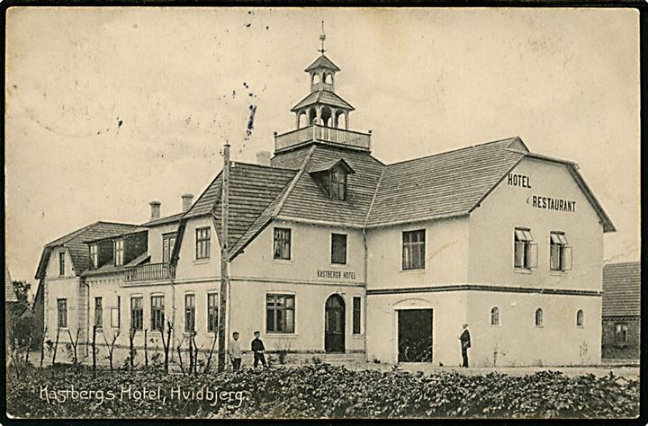 Hvidbjerg, Kastbergs hotel. C. Buchholtz no. 15787. Med knæk.